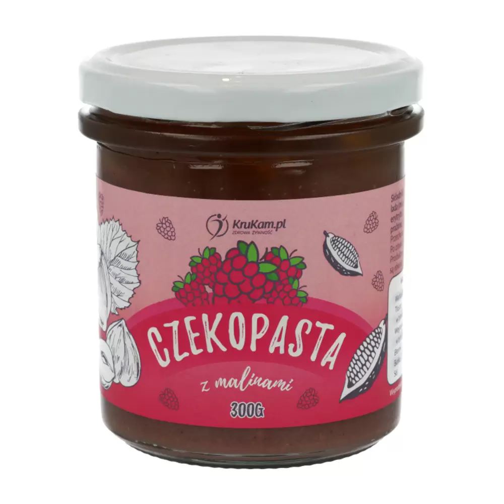 Czekopasta z malinami | KruKam