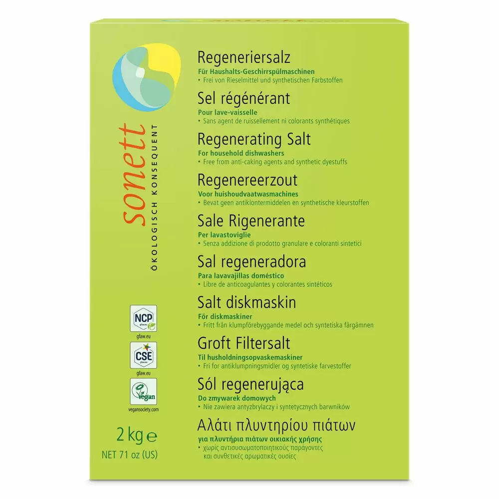Ekologiczna sól regenerująca do zmywarki | Sonett