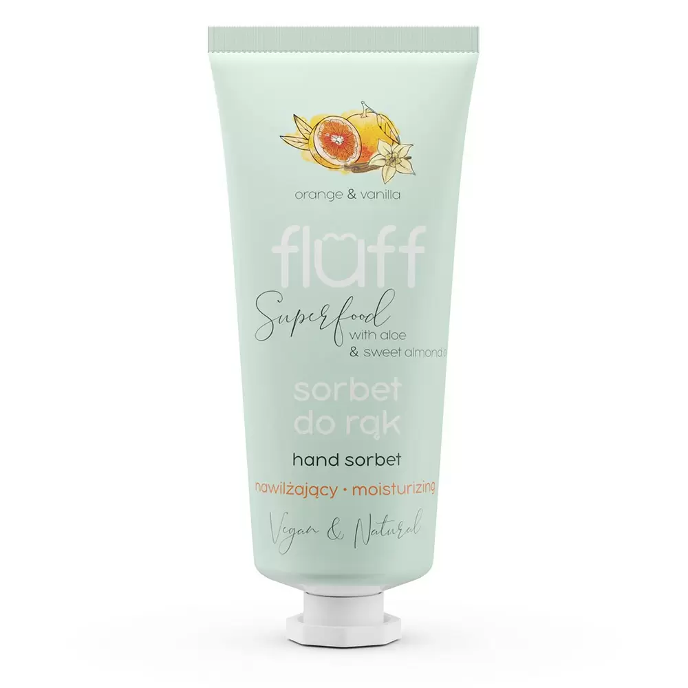Sorbet do rąk Pomarańcza i Wanilia | Fluff