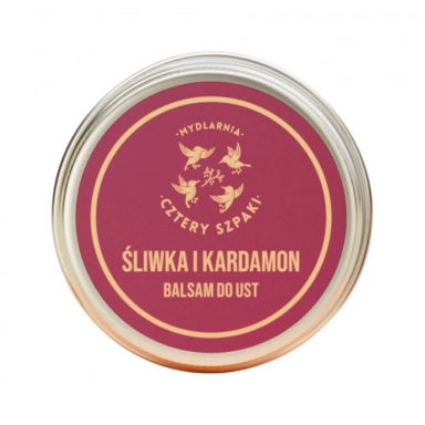 Balsam do ust Śliwka i Kardamon | Cztery Szpaki