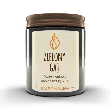 Sojowa świeca zapachowa Zielony Gaj | Bosphaera