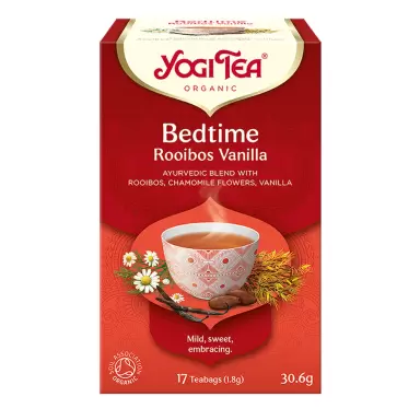 Herbata ajurwedyjska Na Sen Rooibos Wanilia BEDTIME ROOIBOS VANILLA | Yogi Tea