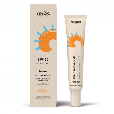 Krem nawilżający koloryzujący SPF 30 Team Sunscreen | Resibo