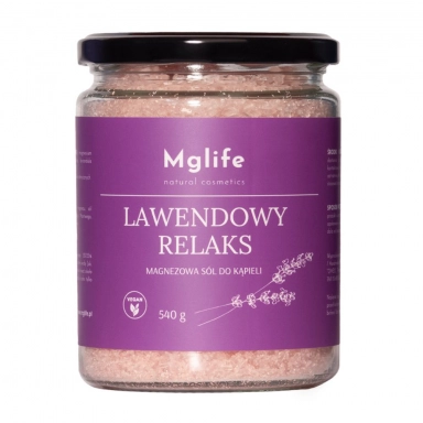 Magnezowa sól do kąpieli Lawendowy Relaks | Mglife