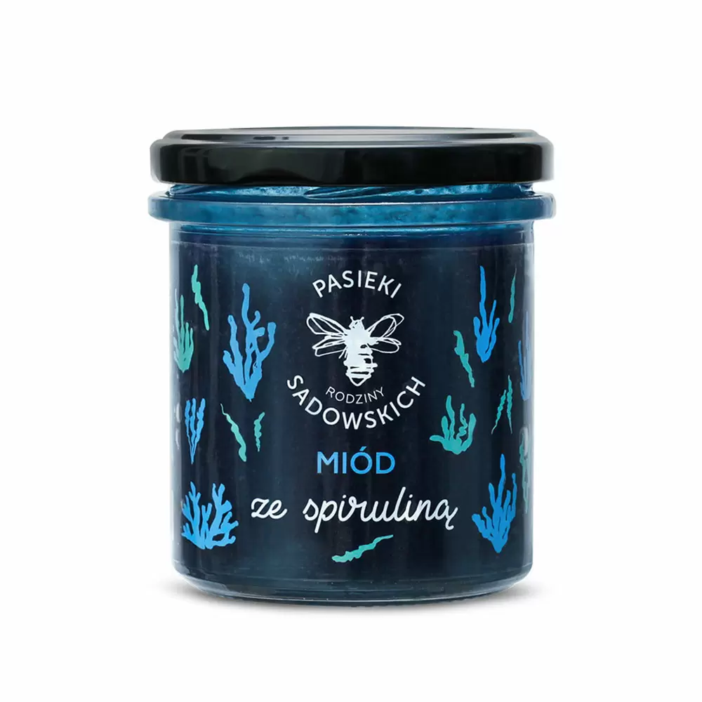 Miód ze spiruliną | Pasieki Rodziny Sadowskich