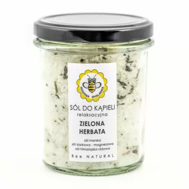 Sól do kąpieli Zielona Herbata | Miodowa Mydlarnia
