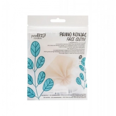 Naturalna ściereczka do twarzy Konjac | puroBIO
