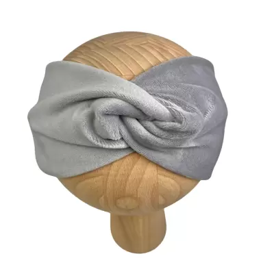 Opaska jesienno - zimowa Turban - szary | BoMoye