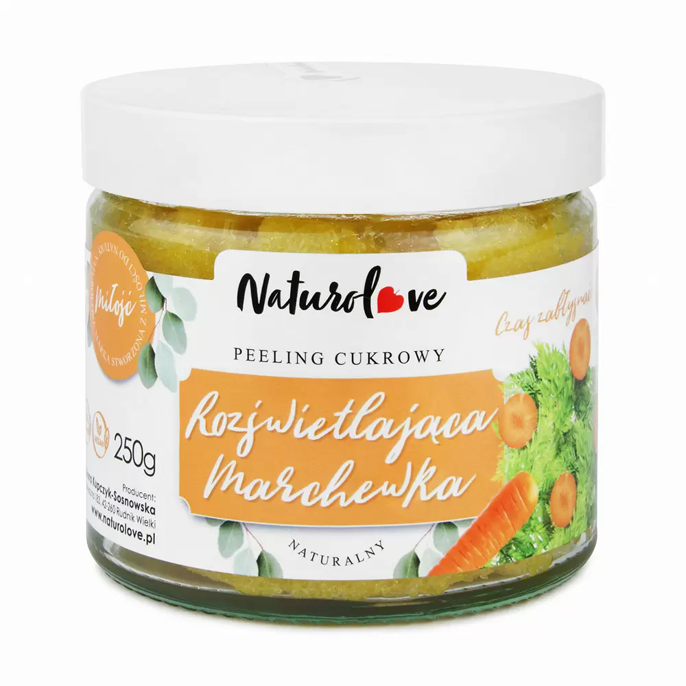 Peeling do ciała Rozświetlająca Marchewka | Naturolove
