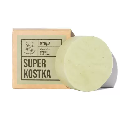 Superkostka myjąca do ciała, twarzy i włosów | Cztery Szpaki