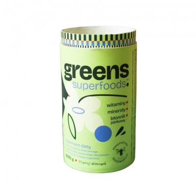 Suplement diety - Greens+ | Pasieki Rodziny Sadowskich