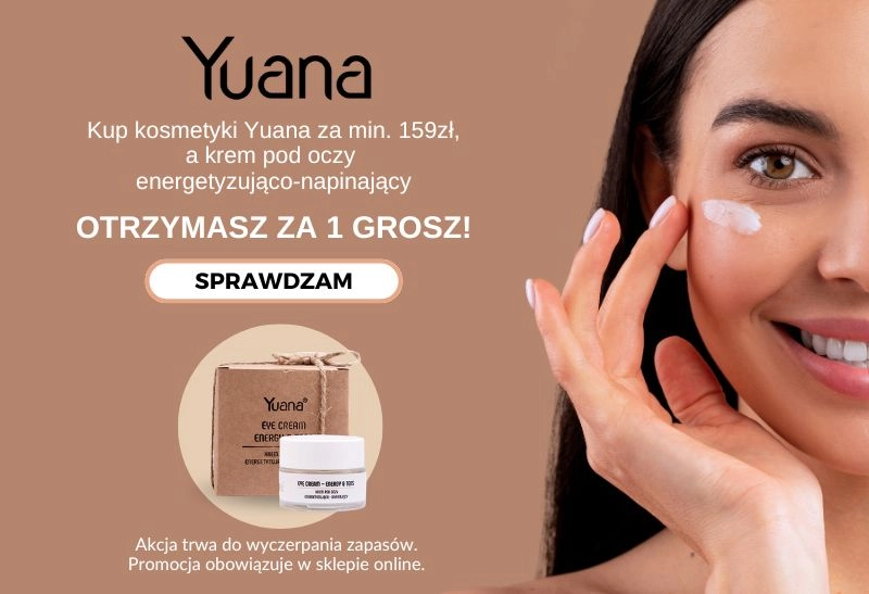 Przejdź do Krem pod oczy Yuana 15ml ZA 1 GROSZ!
