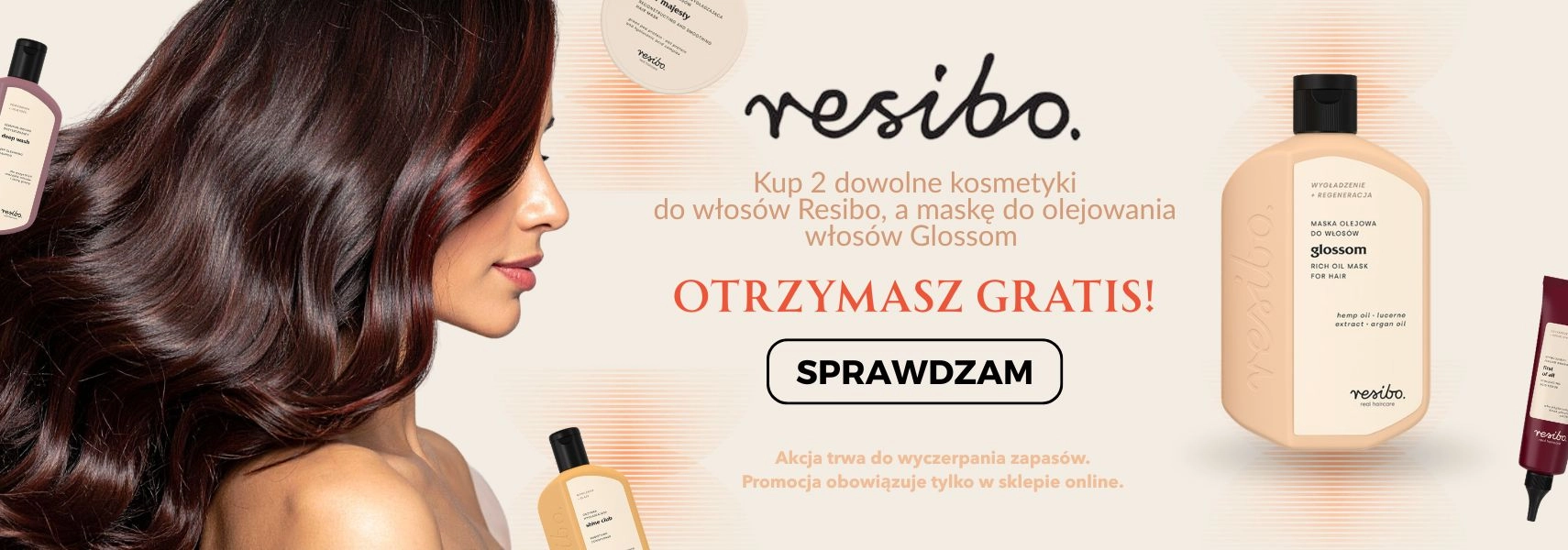 Maska do olejowania włosów Glossom Resibo GRATIS!